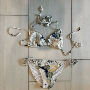 Roxy Bikini Set, Tropical, size small
